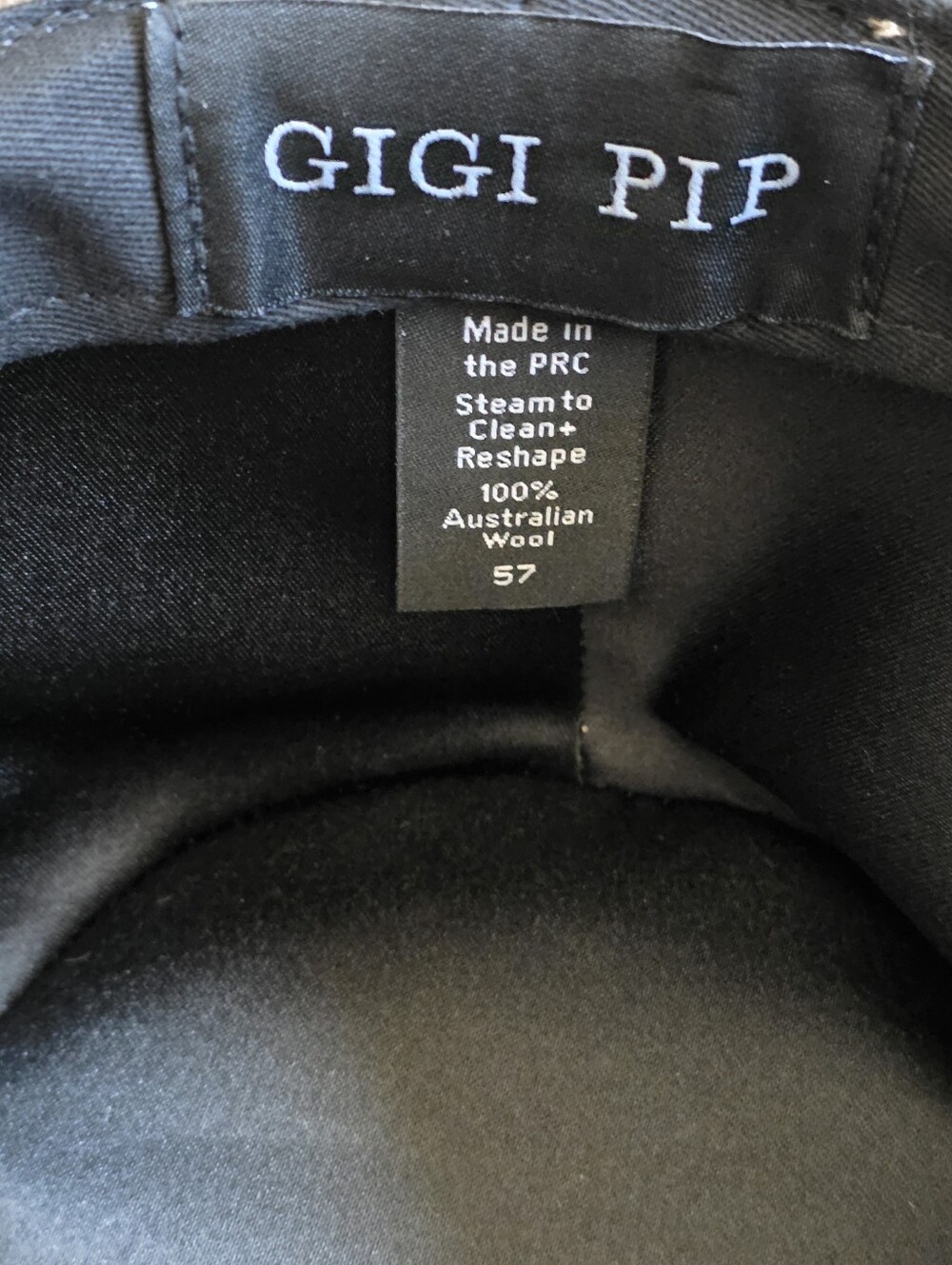 GIGI PIP WESTERN WOOL HAT Classic Brown Wool Felt Fedora coastal Cowgirl Rodeo - Picture 11 of 16
